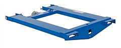 Vestil Hook-Base-38 Steel Fork Truck Hook Base 38" Length, 4,000 Lb. Capacity, Blue