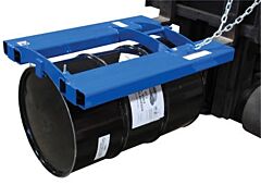 Vestil Horiz-70 Steel Horizontal Drum Cradle Carrier 650 Lb. Capacity, Blue