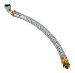 Vestil Hph-Lg Braided Polyurethane (1/2” Or Larger) Pressure Hose For Electric Hydraulic Scissor Lift Table Clear