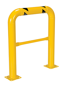 Vestil Hpro-36-42-4 Steel High Profile Machinery And Rack Guard 36" X 42" X 4", Yellow