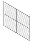 Vestil Hrail-Pnl Galvanized Steel Construction Safety Barrier Panel Unit For Hrail Models
