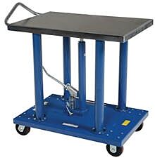 Vestil Ht-20-2436A Steel Hydraulic Post Table 24" X 36" 2000 Lb. Capacity, Blue