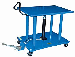 Vestil Ht-40-4848 Steel Hydraulic Post Table 48" X 48" 4,000 Lb. Capacity, Blue
