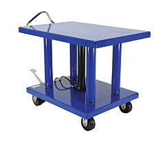 Vestil Ht-60-3248 Steel Hydraulic Post Table 32" X 48" 6,000 Lb. Capacity, Blue