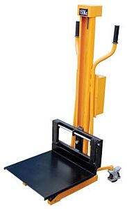 Vestil Hwl-260 Steel Portable Mini Stacker 260 Lb. Capacity, Yellow / Black