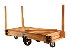 Vestil Hwpc-3048 Wood Platform Tilting Truck 30" X 48" 2200 Lb. Capacity
