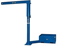 Vestil Jib-Cbx-18-B Steel Offset Empty Concrete Base 18" Height For Jib Crane Models Blue