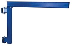 Vestil Jib-Lc-6 Steel Low Clearance Tie Rod Jib 80" I-Beam 600 Lb. Capacity, Blue