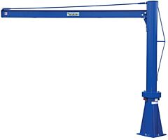 Vestil Jib-P-10-6-10 Steel Multi Station Jib Crane 72" I-Beam 1000 Lb. Capacity, Blue