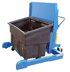 Vestil Jmd-1000-72 Steel Multi Purpose Tote Dumper 72" Dump Height 600 Lb. Capacity, Blue