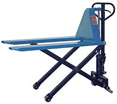 Vestil L-270-Hd Steel Hand Pump Tote Lift 58" X 27" X 50" 3000 Lb. Capacity, Blue
