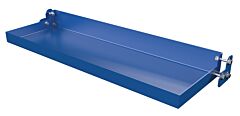 Vestil Lad-Tt-C Steel Ladder Tool Tray 30-1/4" Width Blue