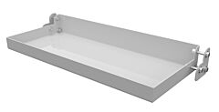Vestil Lad-Tt-D Steel Ladder Tool Tray 23-9/16" Width White