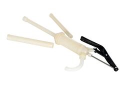 Vestil Ldp-Fg Ptfe Drum Pump Lever Action 15" X 3-1/2" X 38" White