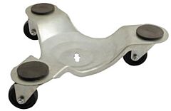 Vestil Leg-D-12 Steel Leg Dolly 10-3/4" X 12" X 2-3/4" 300 Lb. Capacity, Silver