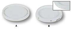 Vestil Lid-54-Py High Density Polyethylene 3-1/2, 5 And 6 Gallon Standard Lid Yellow