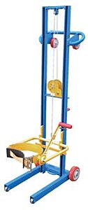 Vestil Llw-Paild-200 Steel Variable Height Pail Dispenser 200 Lb. Capacity, Blue And Yellow