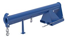 Vestil Lm-1Nt-6-11 Steel Non Telescoping Lift Boom 11" Fork Pocket Center 6,000 Lb. Capacity, Blue And Yellow