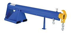 Vestil Lm-1T-6-11 Steel Telescoping Lift Boom 11" Fork Pocket Center 6,000 Lb. Capacity, Blue And Yellow