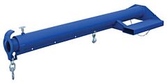 Vestil Lm-Ebt-4-11 Steel Economy Telescoping Lift Boom 11" Fork Pocket Center 4,000 Lb. Capacity, Blue And Yellow
