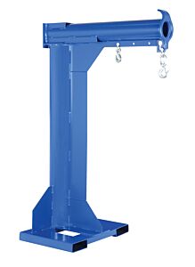 Vestil Lm-Hrnt-6-36 Steel High Rise Non Telescoping Boom 36" Fork Pocket Center 6,000 Lb. Capacity, Blue