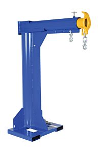 Vestil Lm-Hrt-4-36 Steel High Rise Telescoping Boom 36" Fork Pocket Center 4,000 Lb. Capacity, Blue