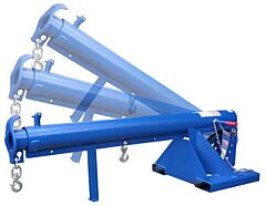 Vestil Lm-Obt-4-36 Steel Orbit Telescoping Lift Boom 36" Fork Pocket Center 4,000 Lb. Capacity, Blue