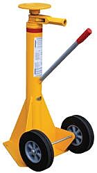 Vestil Lo-J Steel Trailer Stabilizing Ratchet Jack 26-5/8" X 17-5/8" X 39" 40,000 Lb. Capacity, Yellow