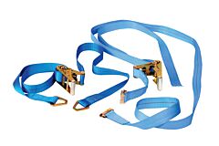 Vestil Mfm-Belt-16 Nylon Ratchet Strap/Belt With D-Ring For Machinery/Vending Machine Lift Models 16 Ft. Blue