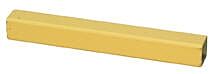 Vestil Mg-R-6 Steel Modular Guard Railing Section 80" X 2-1/2" X 2-1/2", Yellow