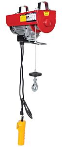 Vestil Mini-4 Steel Mini Cable Hoist Option 15-1/8" X 5-3/4" X 8-7/8" 400 Lb. Capacity, Red