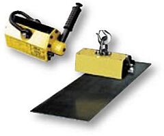 Vestil Ml-12 Steel And Neodymium Magnetic Lifter 10-3/4" X 11" X 8-1/2" 1,200 Lb. Capacity, Yellow