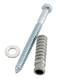 Vestil Mpg-Abk-1 Modular Concrete Anchor Kit For Mpg-T & Mpg-L Models Silver