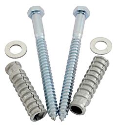 Vestil Mpg-Abk-2 Modular Concrete Anchor Kit For Mpg-C & Mpg-E Models Silver