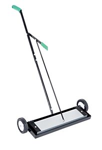 Vestil Mpsr-24-B Magnetic Push Sweeper With Bended Handle 38" X 39" X 41" 50 Lb. Capacity, Black
