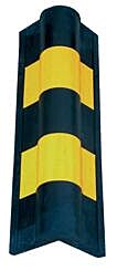 Vestil Mrcg-20 Molded Rubber Corner Protector 5-1/2" X 5-1/2" X 20", Black
