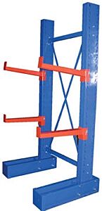 Vestil Mu-C-6-12 Steel Medium-Duty Single Sided Cantilever Uprights For 12" Arms 6 Ft. 8,100 Lb. Capacity, Blue