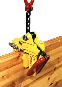 Vestil Nmpc-11-5 Steel Non Marring Plate Clamp 8" X 5" X 8" 1100 Lb. Capacity, Yellow