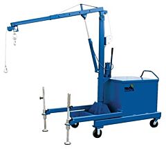 Vestil P-Jib-4 Steel Portable Cantilever Hoist 113-3/8" X 35-11/16" X 89" 4000 Lb. Capacity, Blue