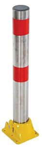 Vestil Park-P-108-Fd-Ss Stainless Steel Fold Down Bollard 8-1/4" X 7-1/2" X 33-1/2" Silver