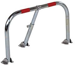 Vestil Park-P-38-Zn Galvanized Heavy Duty Fold Down Parking Hoop 34" X 12" X 18" Silver