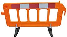 Vestil Pbar-72-O High Density Polyethylene Barrier 23" X 79" X 40" Orange