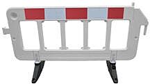 Vestil Pbar-72-W High Density Polyethylene Barrier 23" X 79" X 40" White