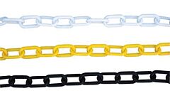 Vestil Pcb-B-Cn Plastic Chain Barricade 2" X 2", Black