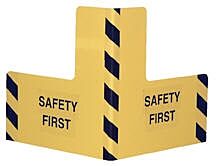 Vestil Pcg-16 Steel Corner Guard 16" X 16" X 16", Yellow