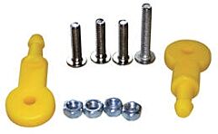Vestil Pexgate-30-C Plastic Expand-A-Gate With Casters 15" X 11-1/2" X 40-3/4", Yellow