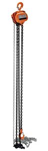 Vestil Phch-4-20 Professional Hand Chain Hoist 20 Ft. Lift Height 4,000 Lb. Capacity, Orange