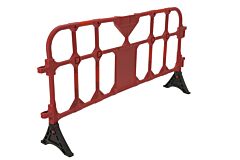 Vestil Phr-R-L Plastic Interlocking Barrier 15-1/2" X 79" X 40" Red
