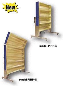 Vestil Pihp-11 Portable Infrared Heat Panel 30" X 66-5/8" X 89-1/2" 11200 Watts Gold
