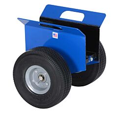 Vestil Pldl-Hd-4-10Ff Steel Heavy Duty Adjustable Panel Dolly With Foam Filled Wheels 12 In X 12-13/16 In X 13-1/4 In 500 Lb. Capacity, Blue